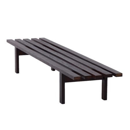 Wenge Slat Bench by Martin Visser for 't Spectrum, 1960s