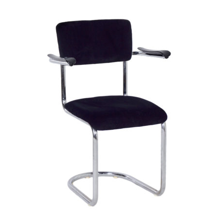 Cantilever Chair model 1017 by Toon de Wit for Gebr. De Wit, 1950s – Reupholstered