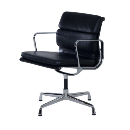 Black EA 208 Chair by Charles & Ray Eames for Vitra, 2000