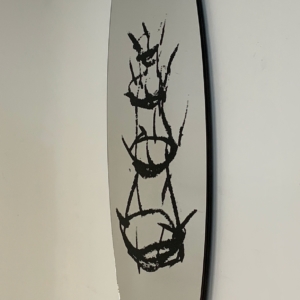 Scolabottigle Mirror by Dino Gavina for Centro Duchamp, 1990s