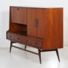 Teak Highboard by Louis van Teeffelen for Webé, 1960s &#8211; With Tiles from Ravelli