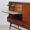 Teak Highboard by Louis van Teeffelen for Webé, 1960s &#8211; With Tiles from Ravelli
