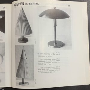 Giso 425 Table Lamp by W.H. Gispen for Gispen, 1930s &#8211; 1st Version