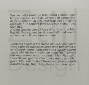 Reu Ferou Table Lamps by Man Ray, Edition, Dino Gavina, 2000s &#8211; Set of Two