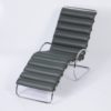 MR Chaise Longue by Mies van der Rohe for Knoll, 2000s, Green Leather