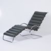 MR Chaise Longue by Mies van der Rohe for Knoll, 2000s, Green Leather