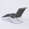 MR Chaise Longue by Mies van der Rohe for Knoll, 2000s, Green Leather