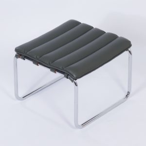 MR40 Lounge Chair with Hocker by Mies van der Rohe for Knoll, 2000s &#8211; Bauhaus Design, Leather