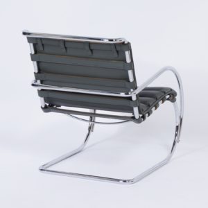 MR40 Lounge Chair with Hocker by Mies van der Rohe for Knoll, 2000s &#8211; Bauhaus Design, Leather