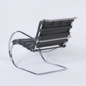 MR40 Lounge Chair with Hocker by Mies van der Rohe for Knoll, 2000s &#8211; Bauhaus Design, Leather