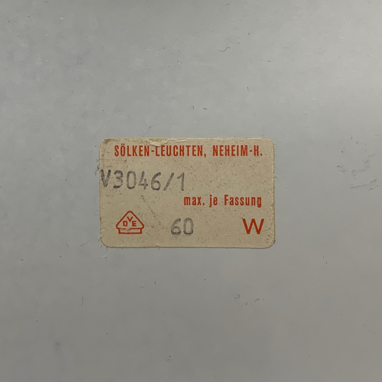 Popart Wall Lamp by Sölken-Leuchten, 1970s