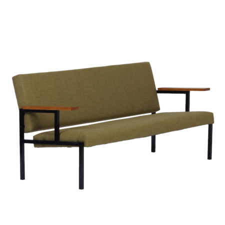 Green Sofa by Gijs van der Sluis, 1960s – Reupholstered