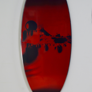 Mandelbrot Wall Mirror by Dino Gavina for Centro Duchamp, 1990s