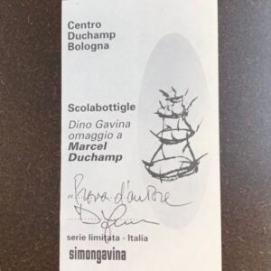 Scolabottigle Mirror by Dino Gavina for Centro Duchamp, 1990s