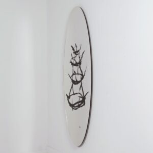Scolabottigle Mirror by Dino Gavina for Centro Duchamp, 1990s