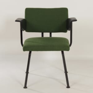 Industrial Armchair by Ahrend de Cirkel, 1960s &#8211; New Upholstery