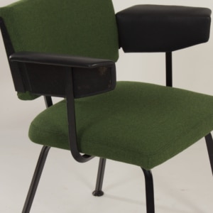 Industrial Armchair by Ahrend de Cirkel, 1960s &#8211; New Upholstery
