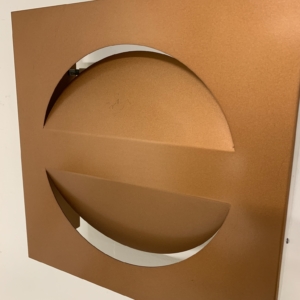 Set Raak Signaal Wall Lamps Copper Colored, 1970s