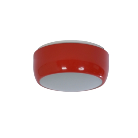 Orange Ceiling lamp by Napako, 1950s - Metal and Glass