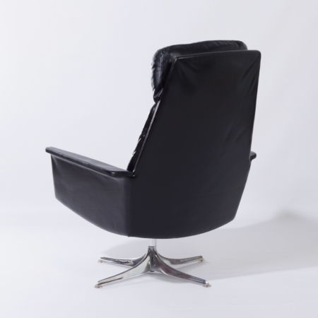 Sedia Swivel Chair by Horst Brüning for Cor, 1960s &#8211; Black Leather