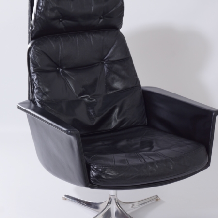 Sedia Swivel Chair by Horst Brüning for Cor, 1960s &#8211; Black Leather