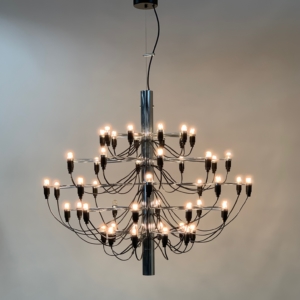 Chandelier 2097/50 by Gino Sarfatti for Flos, 1980s