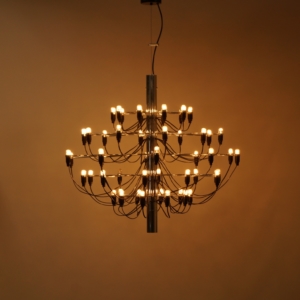 Chandelier 2097/50 by Gino Sarfatti for Flos, 1980s