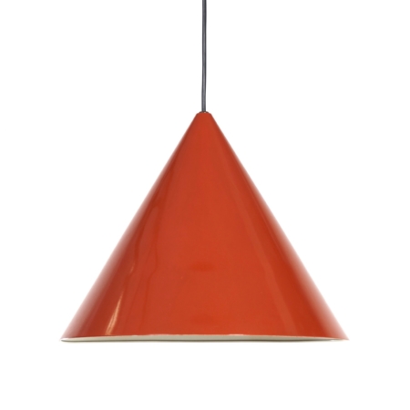 Billiard Hanging lamp by Arne Jacobsen for Louis Poulsen | Red enamel