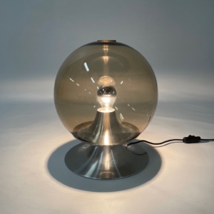 Table Lamp Dream Island by Raak Amsterdam, 1960 &#8211; Large Version in Smoked Glass
