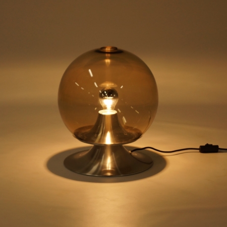 Table Lamp Dream Island by Raak Amsterdam, 1960 &#8211; Large Version in Smoked Glass