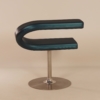 Innovation C Chair by Fredrik Mattson for Blå Station, 2000s &#8211; Blue Satin Fabric