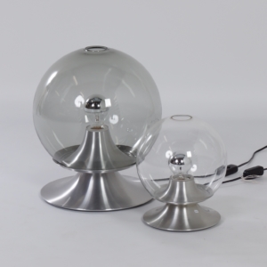 Dream Island Table Lamp by Raak Amsterdam, 1960 &#8211; Large Version in Transparent Glass