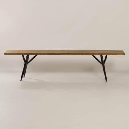 Pirkka Bench by Ilmari Tapiovaara for Laukaan Puu, 1950s