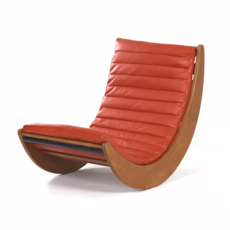 Relaxer 2 Rocking Chair by Verner Panton for Rosenthal, 1970s – Reupholstered