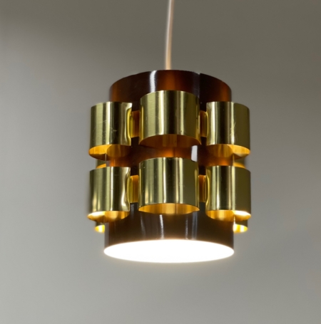 Danish Pendant by Werner Schou for Coronell Elektro, 1970s