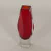 Red Murano Sommerso Vase by Luigi Mandruzzato, 1960s &#8211; 30 cm