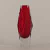 Red Murano Sommerso Vase by Luigi Mandruzzato, 1960s &#8211; 30 cm