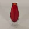 Red Murano Sommerso Vase by Luigi Mandruzzato, 1960s &#8211; 30 cm