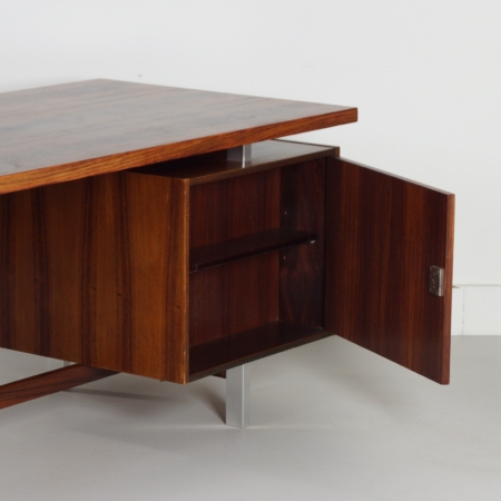 Rosewood Executive Desk by Kho Liang Ie for Fristho, 1956