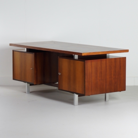 Rosewood Executive Desk by Kho Liang Ie for Fristho, 1956