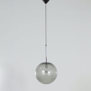 Pair Hanging Lamps in Bubble Glass by Peill &#038; Putzler, 1970s