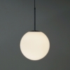 Pair of Satin Glass Pendants by Peill &#038; Putzler, 1970s