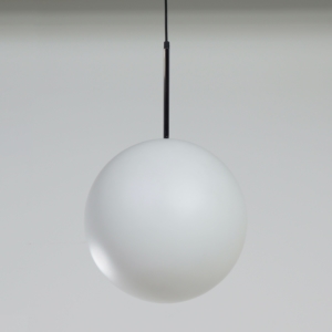Pair of Satin Glass Pendants by Peill &#038; Putzler, 1970s