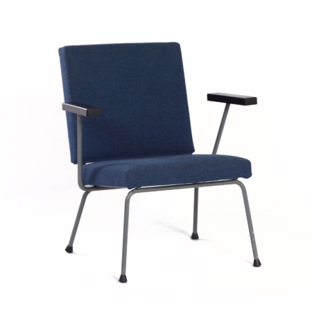 Blue 1401 Armchair by Wim Rietveld for Gispen, 1950s