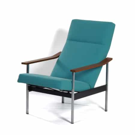 Adjustable 1425 Armchair by A.R. Cordemeyer for Gispen, 1960s | Re-upholstered