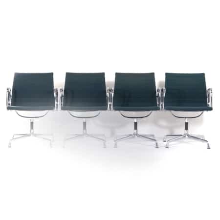 EA 107 Chairs by Charles & Ray Eames for Vitra, 1980s | Set of 4