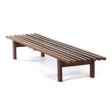 Wenge Slat Bench by Martin Visser for 't Spectrum, 1960s