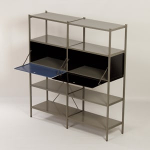 Model 663 by Wim Rietveld for Gispen, 1950s (4) &#8211; Black en Blue