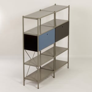 Model 663 by Wim Rietveld for Gispen, 1950s (4) &#8211; Black en Blue