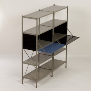 Model 663 by Wim Rietveld for Gispen, 1950s (4) &#8211; Black en Blue